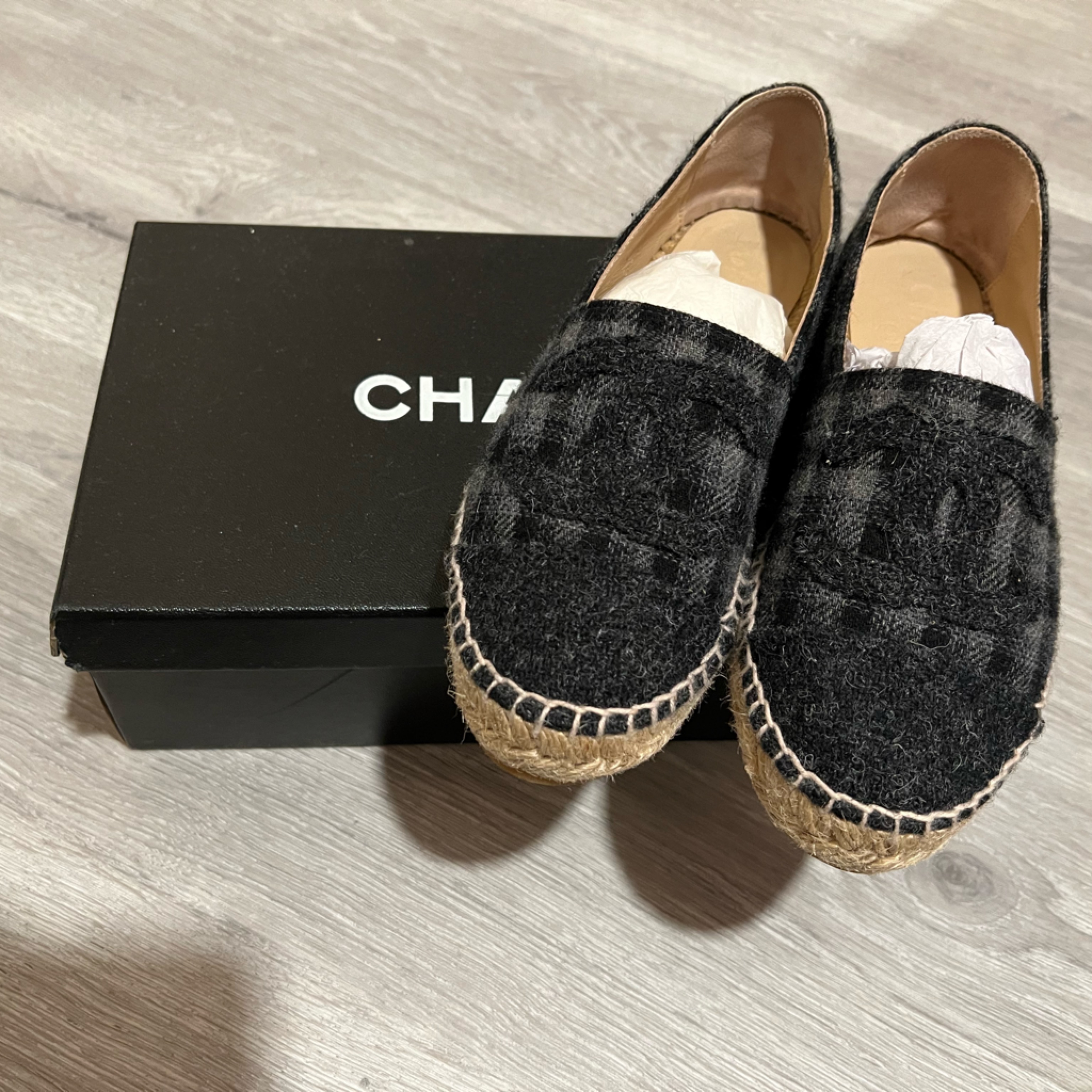 Chanel Interlocking Cc Logo Espadrilles